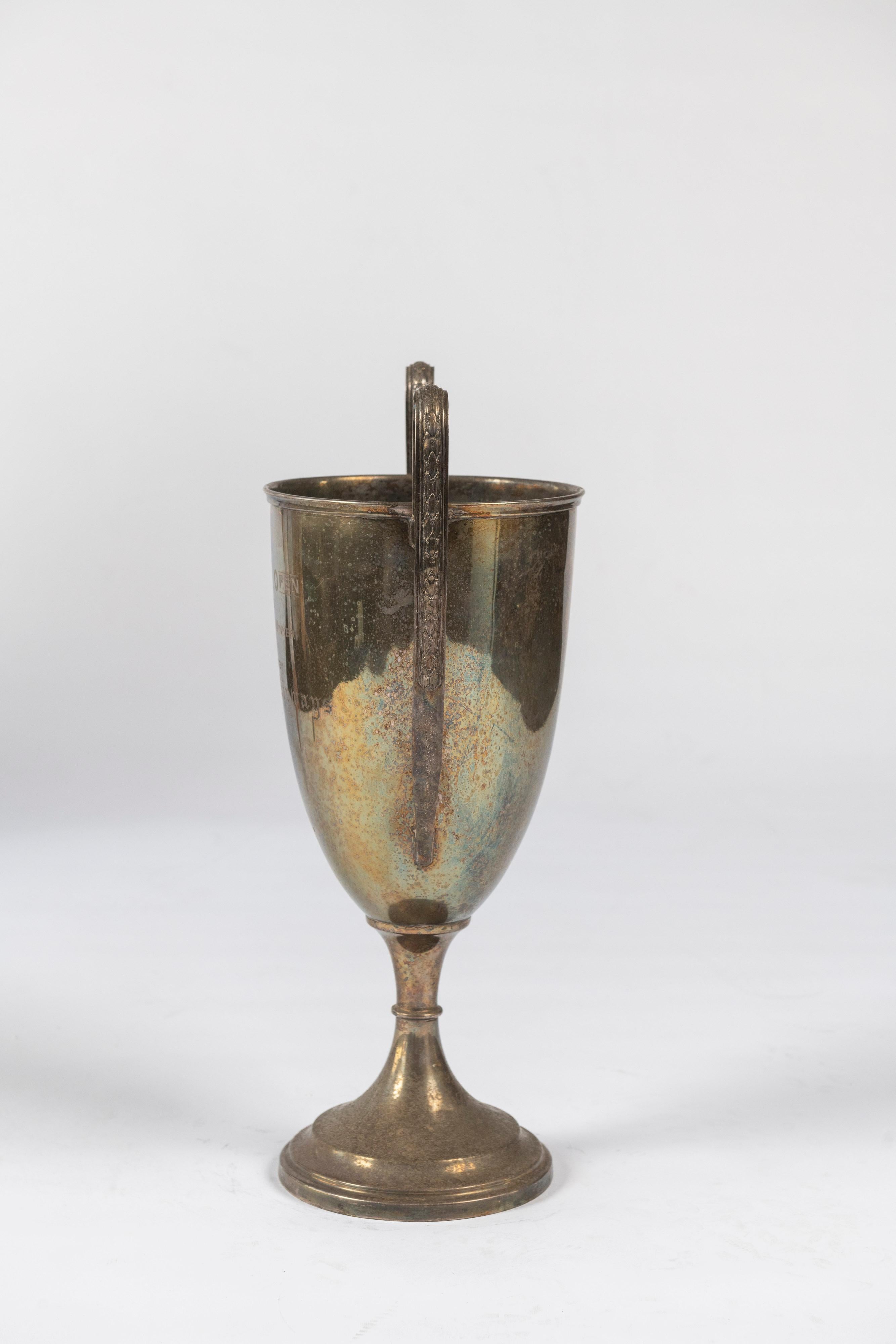 American Mid-Century Modern Silver Plate Trophy