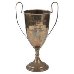 Retro Mid-Century Modern Silver Plate Trophy
