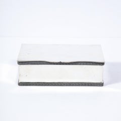 Mid-Century Modern Silver Plated Accessory Box