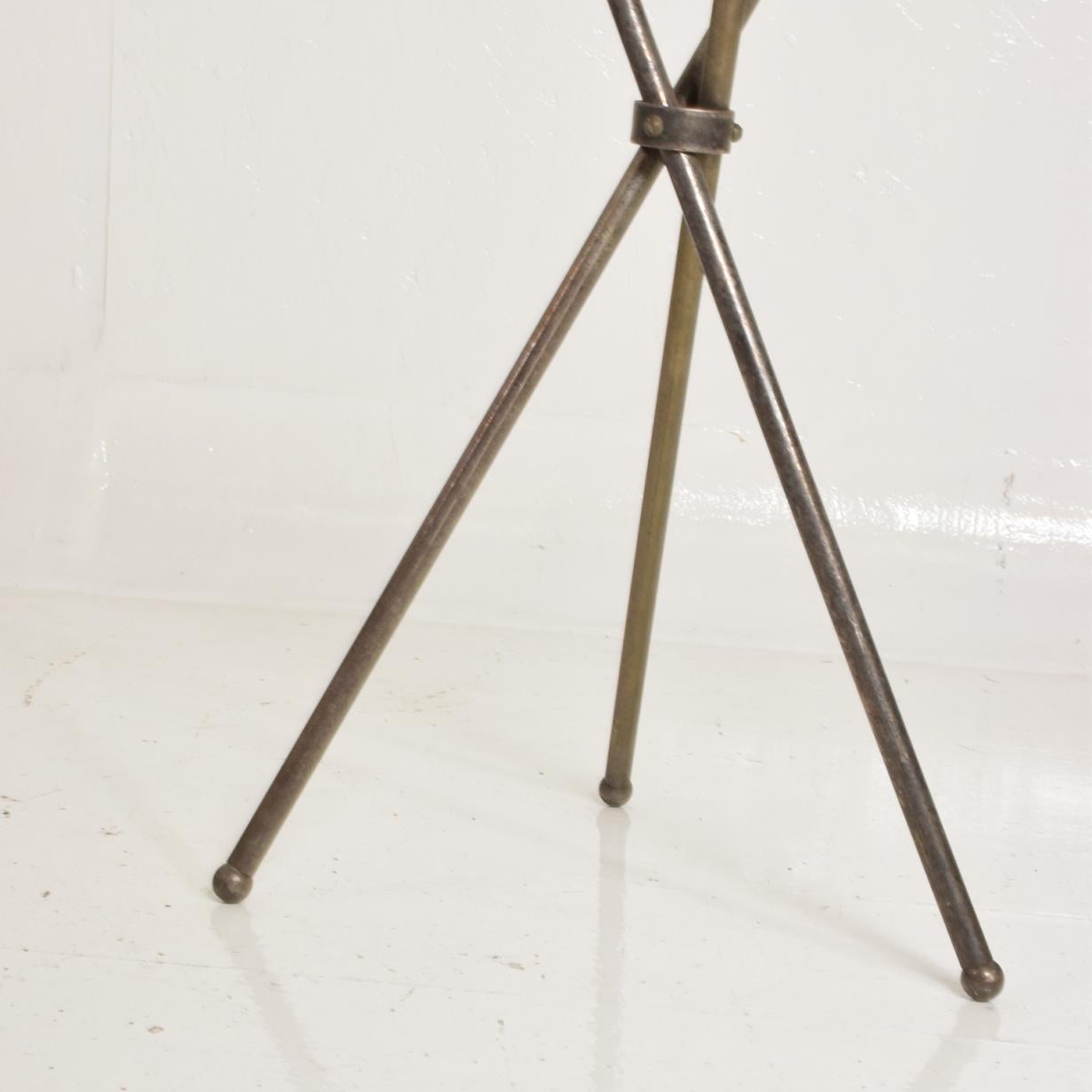 Mid-Century Modern Silver Plated Base for a Side Table 1