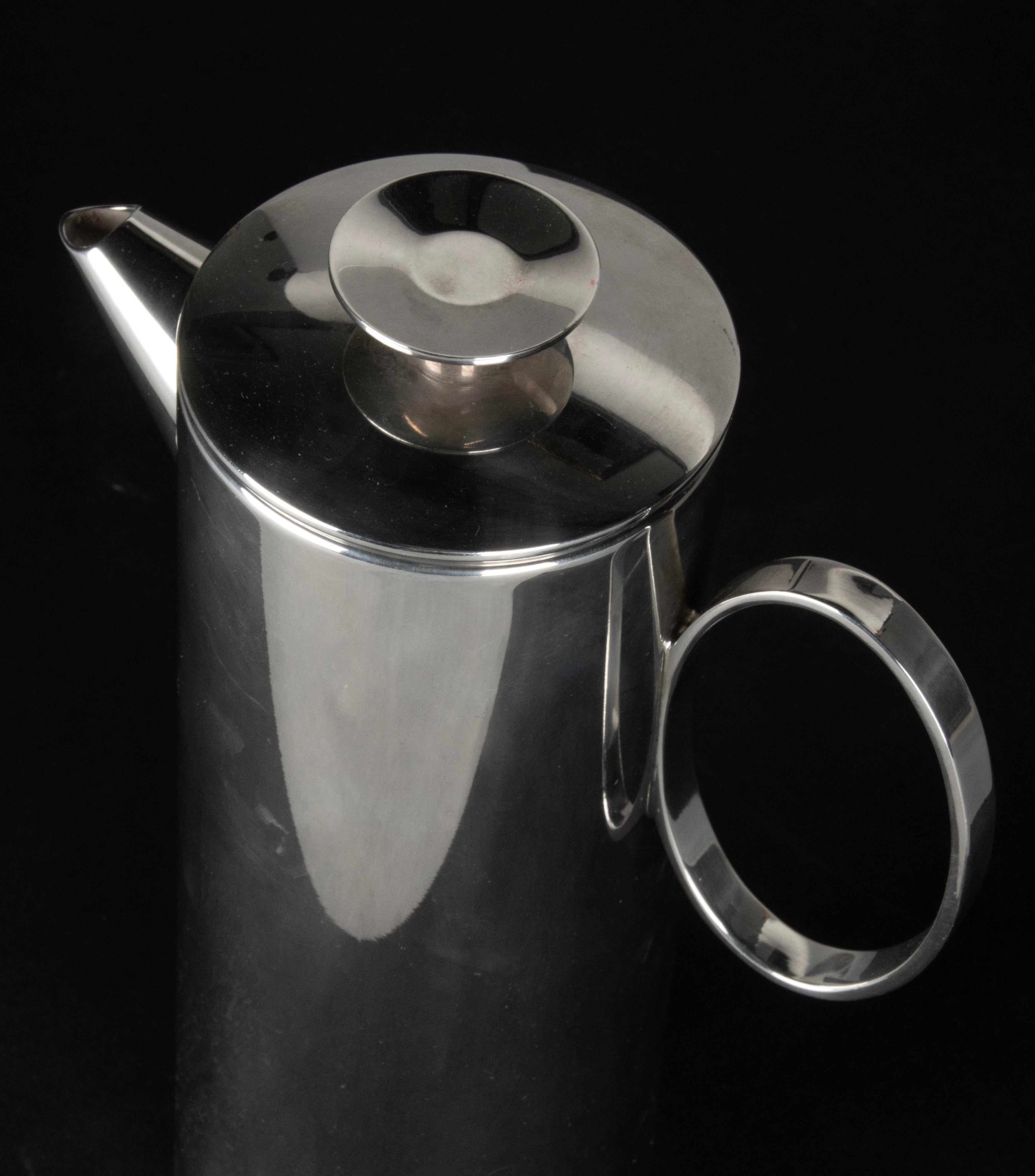 Mid-Century Modern Silver Plated Coffee Pot made by Christofle, Lino Sabattini For Sale 5