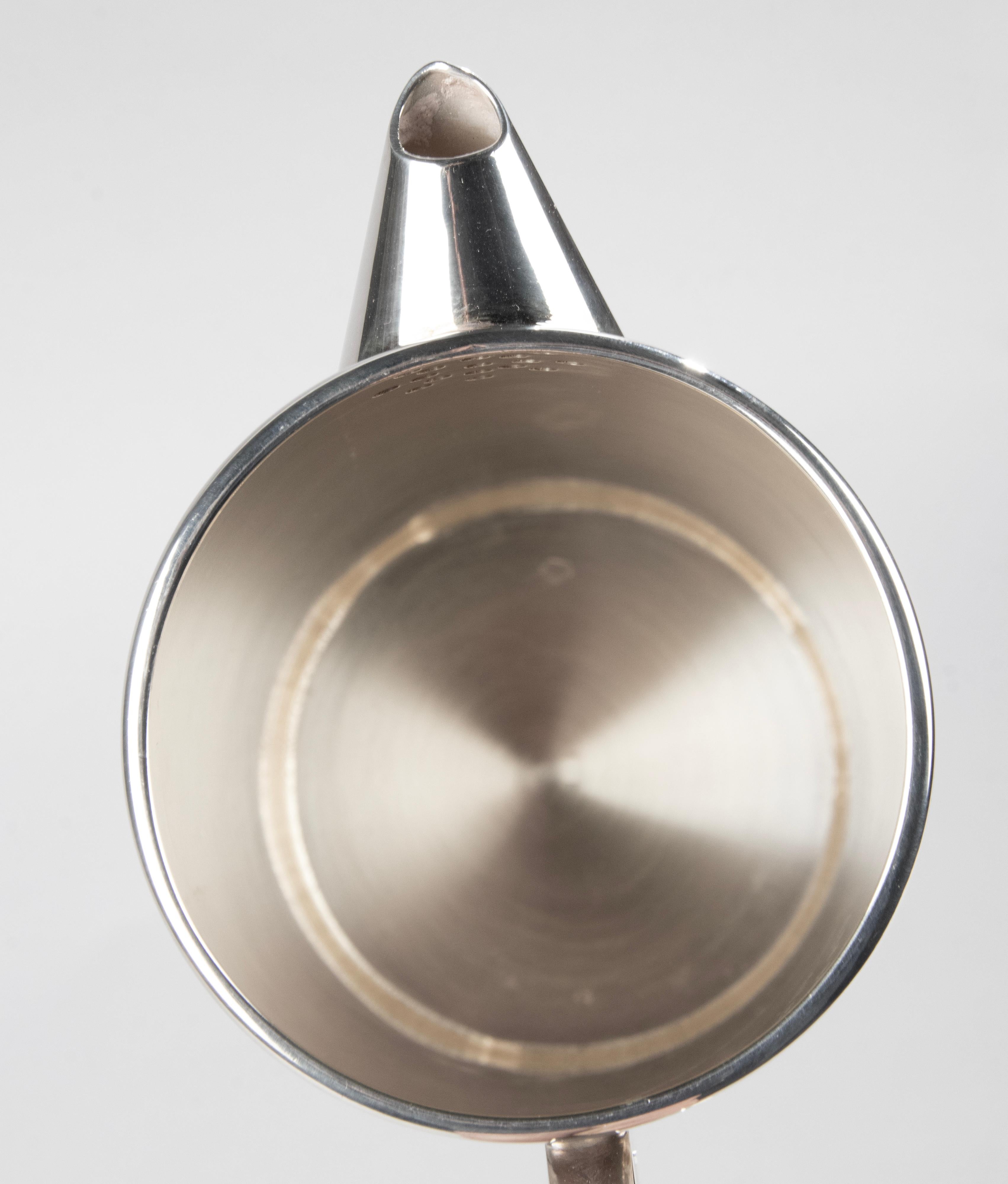 Late 20th Century Mid-Century Modern Silver Plated Coffee Pot made by Christofle, Lino Sabattini For Sale