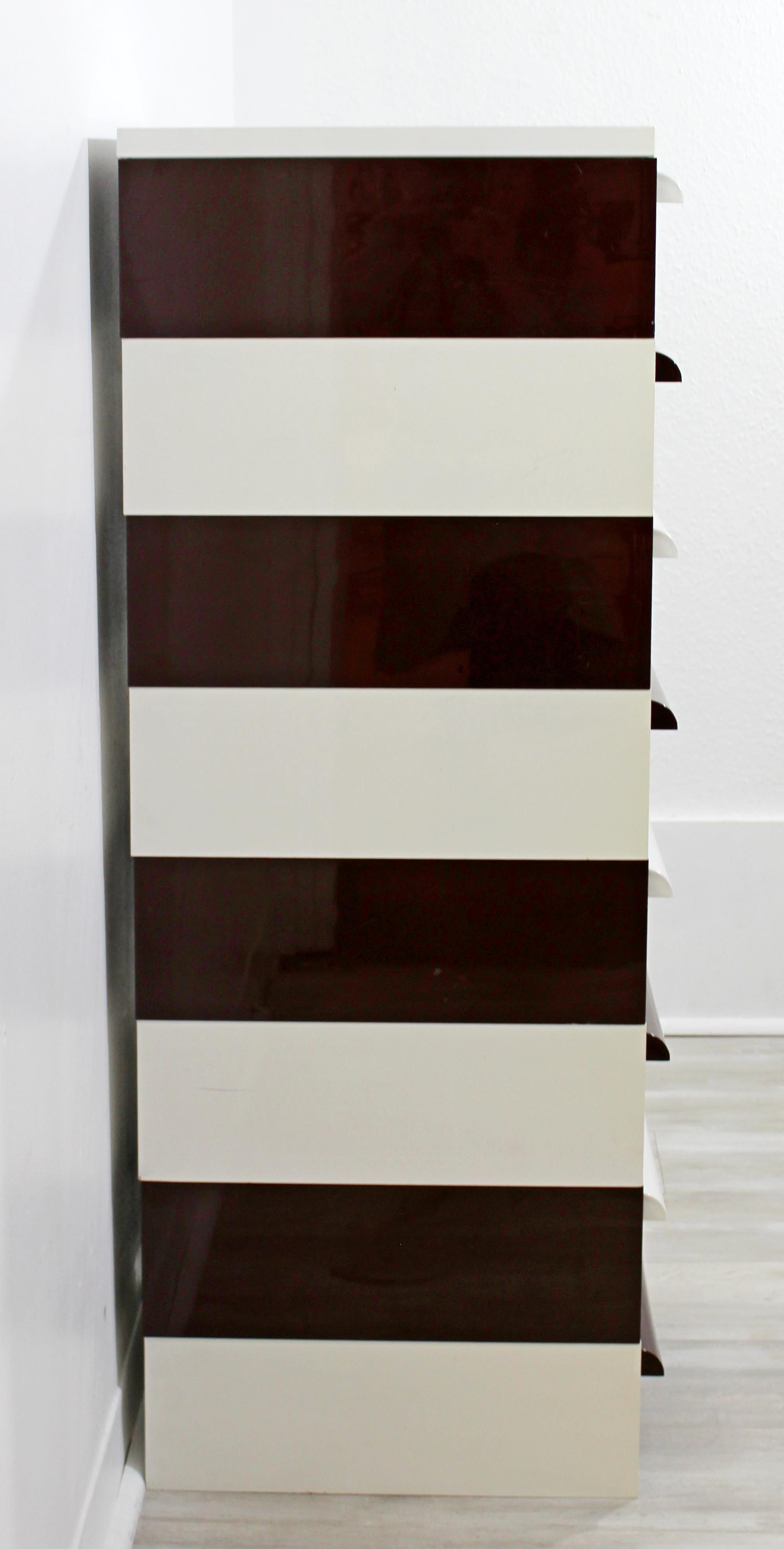 American Mid-Century Modern Simon Russell for Kartell 8-Drawer Stacking File Cabinet