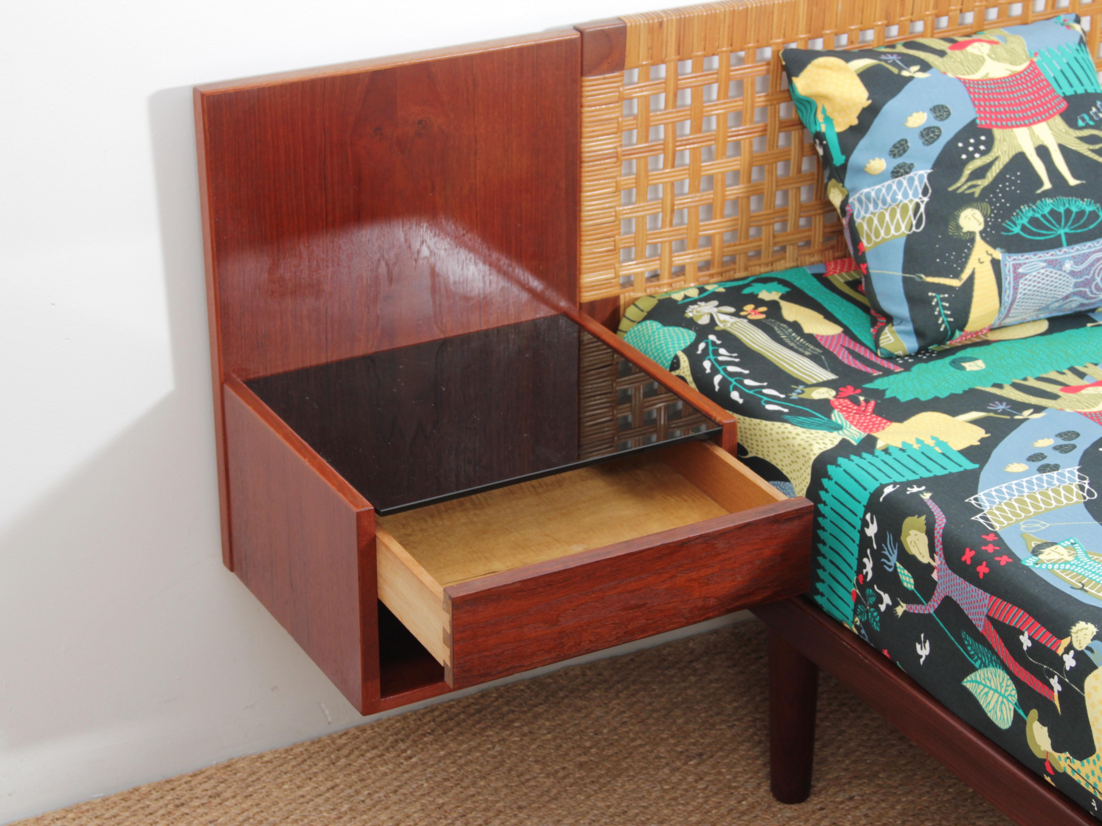 mid century single bed