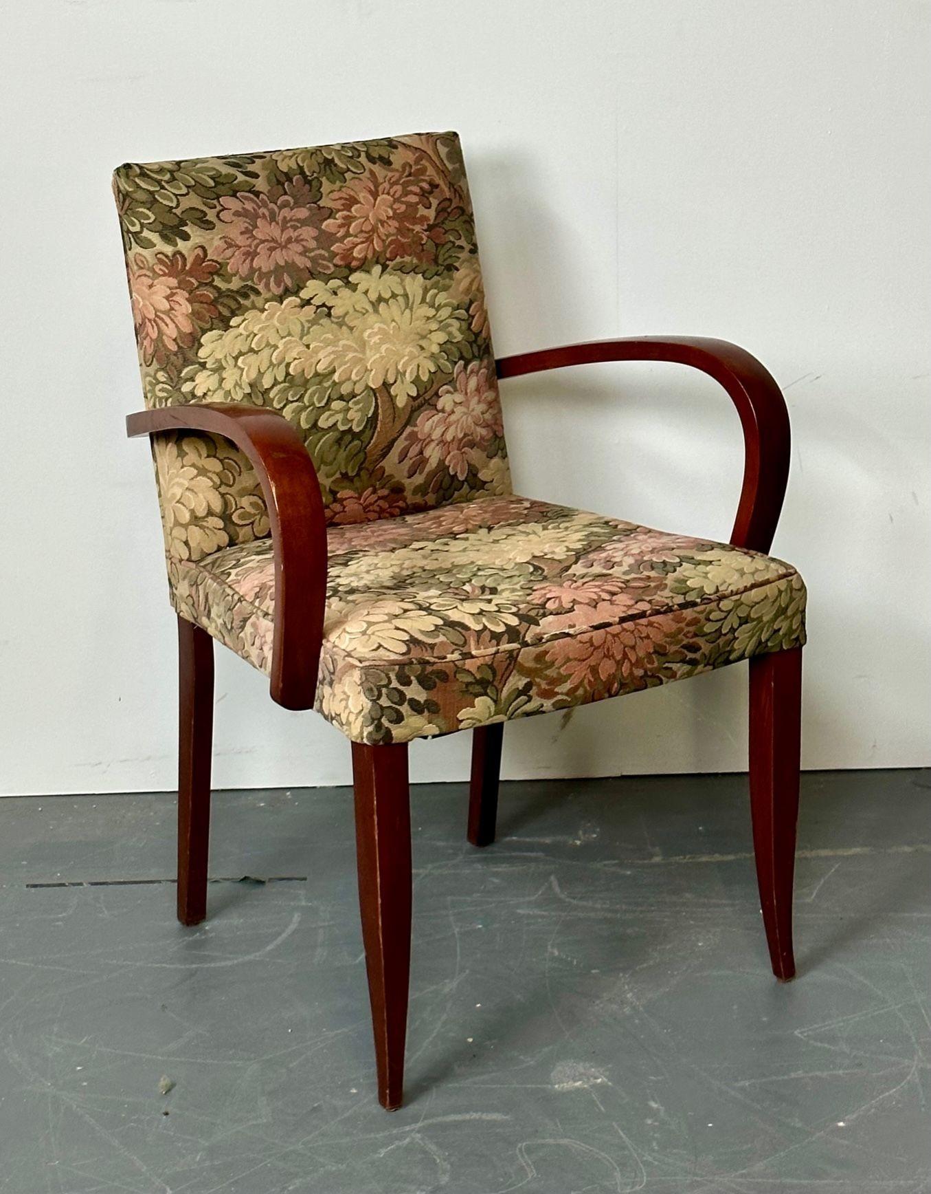 American Mid-Century Modern Single Dakota Jackson PFM Upholstered Dining / Arm Chair For Sale