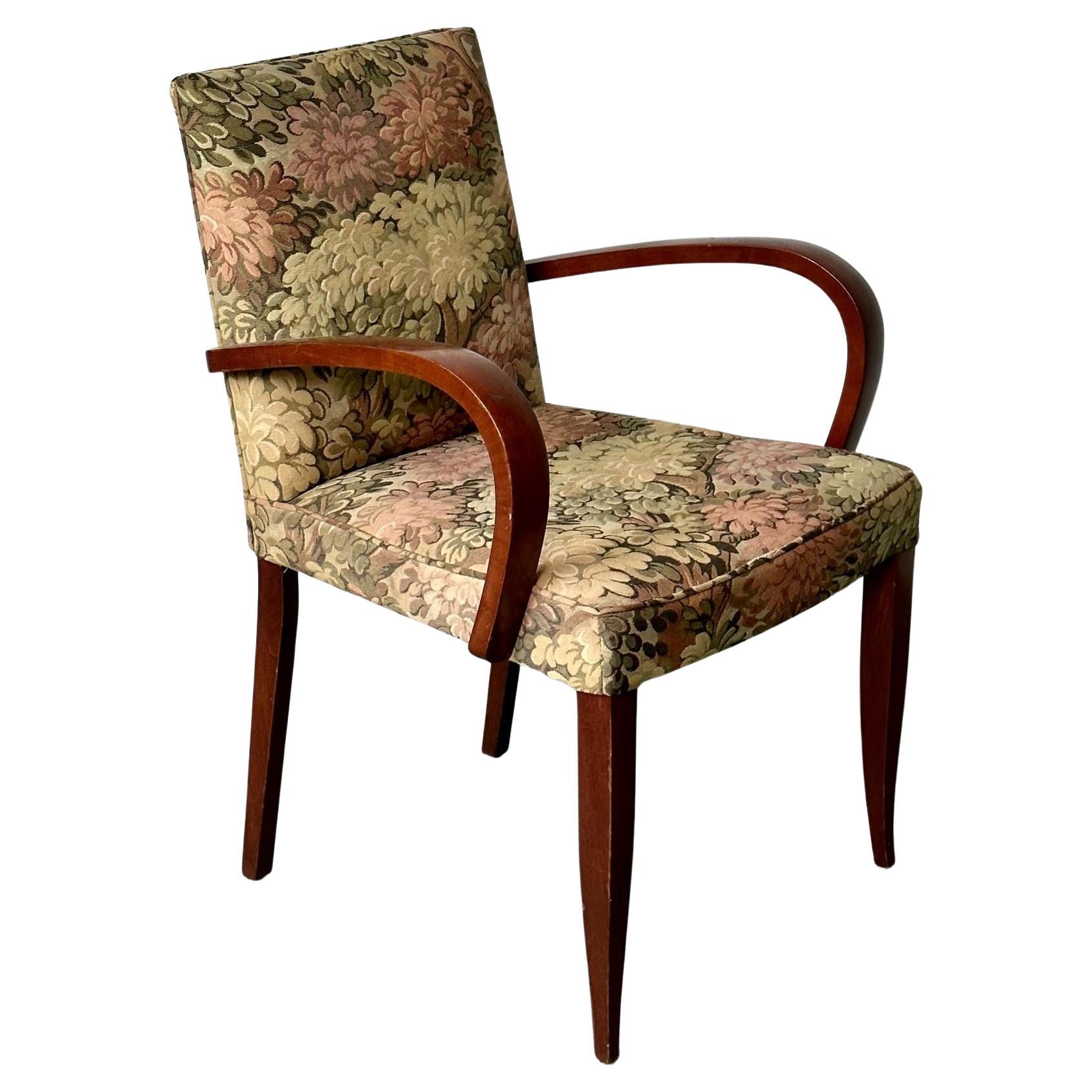 Mid-Century Modern Single Dakota Jackson PFM Upholstered Dining / Arm Chair For Sale