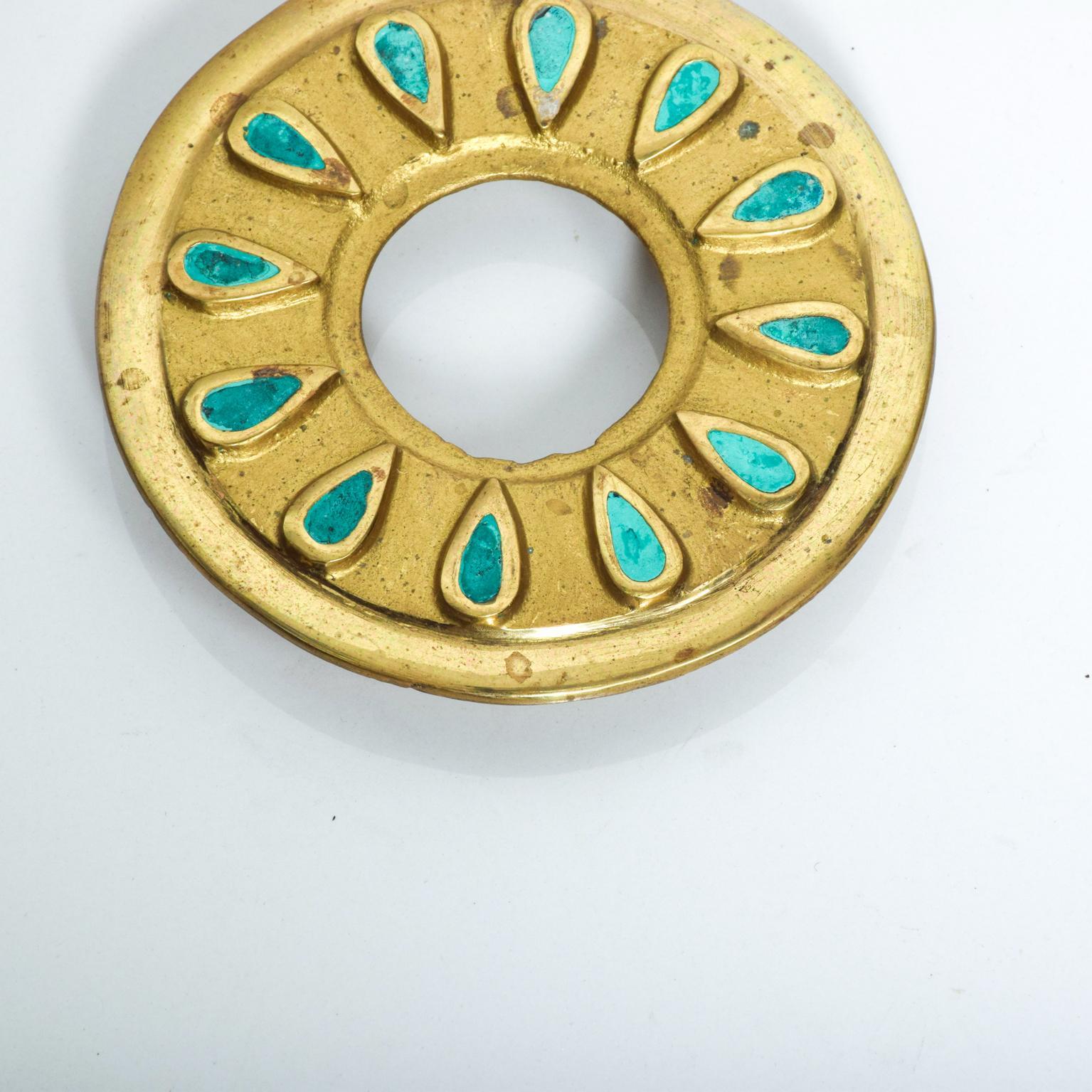 Mid-Century Modern Single Door Ring Pull by Pepe Mendoza Mexican Modernist In Good Condition In Chula Vista, CA