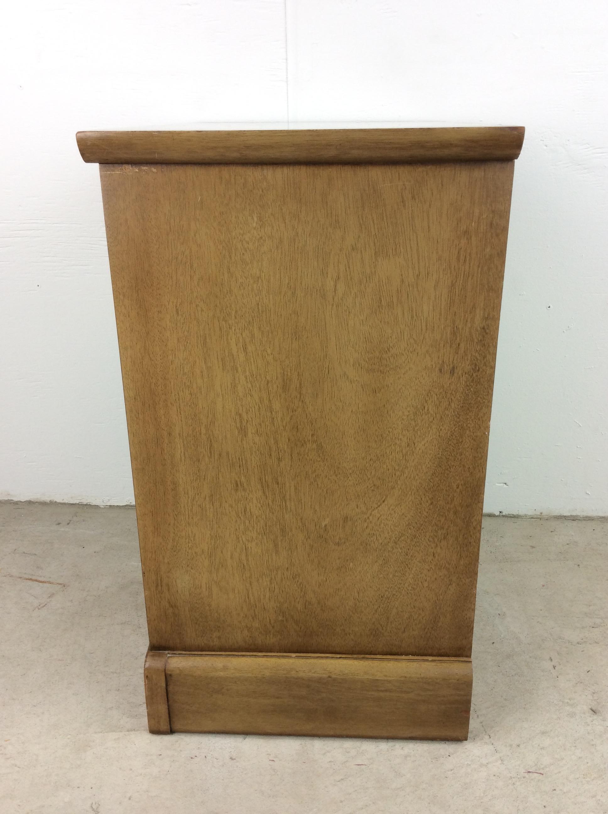 Mid Century Modern Single Drawer Nightstand by Drexel For Sale 2