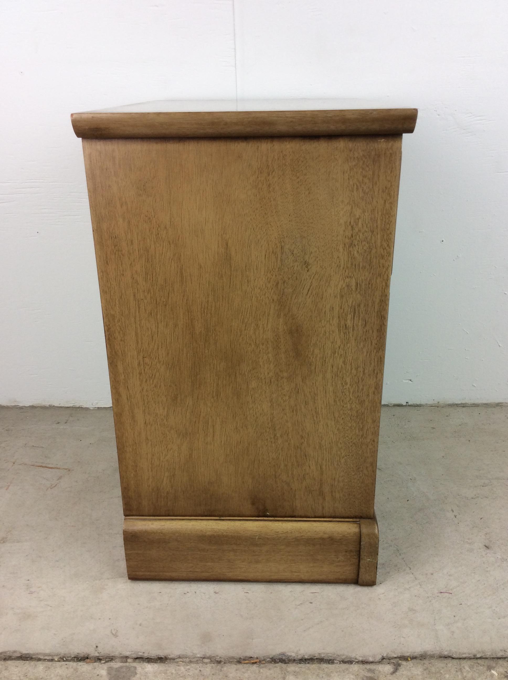 Mid Century Modern Single Drawer Nightstand by Drexel For Sale 4