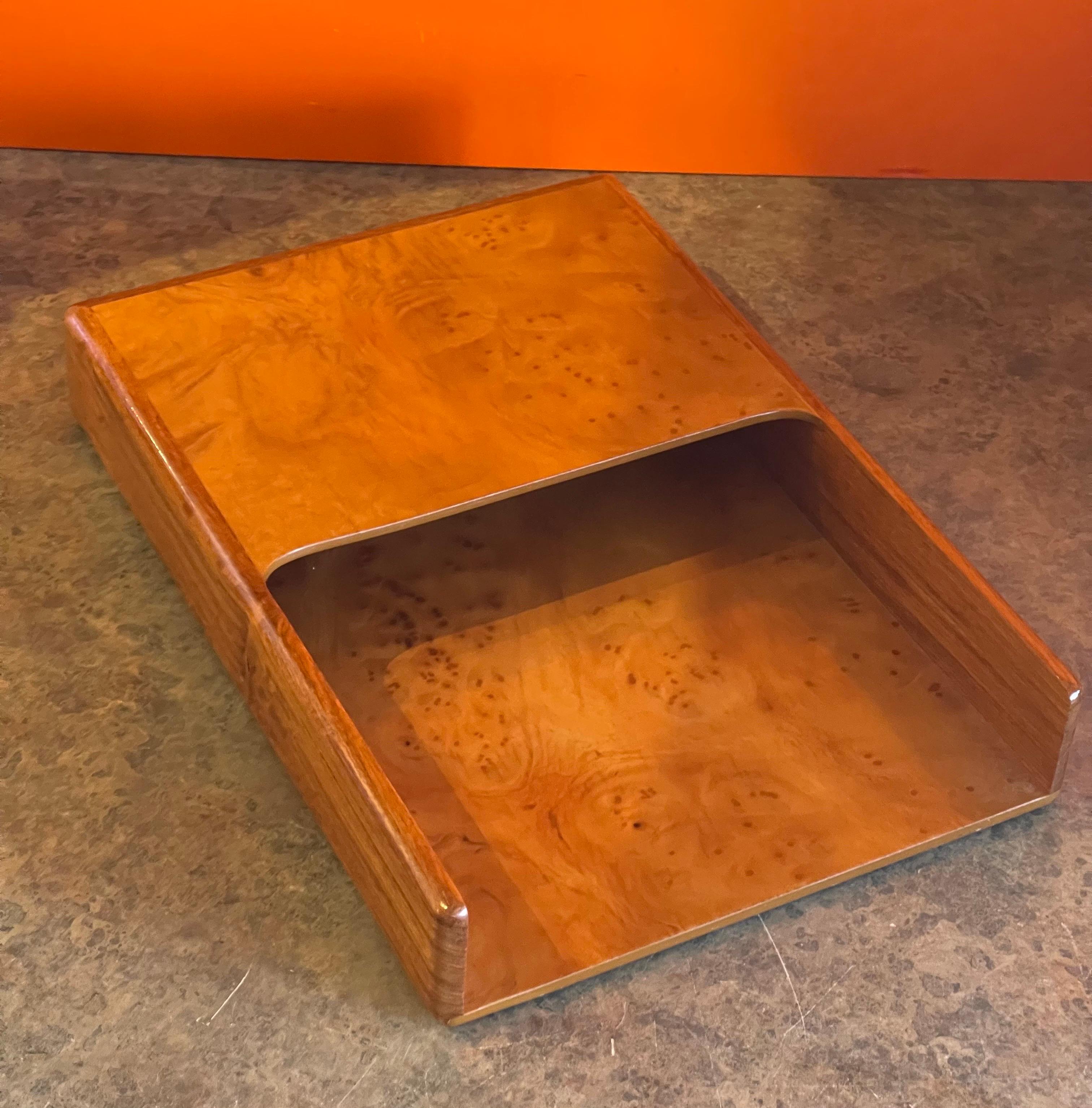 letter tray wood