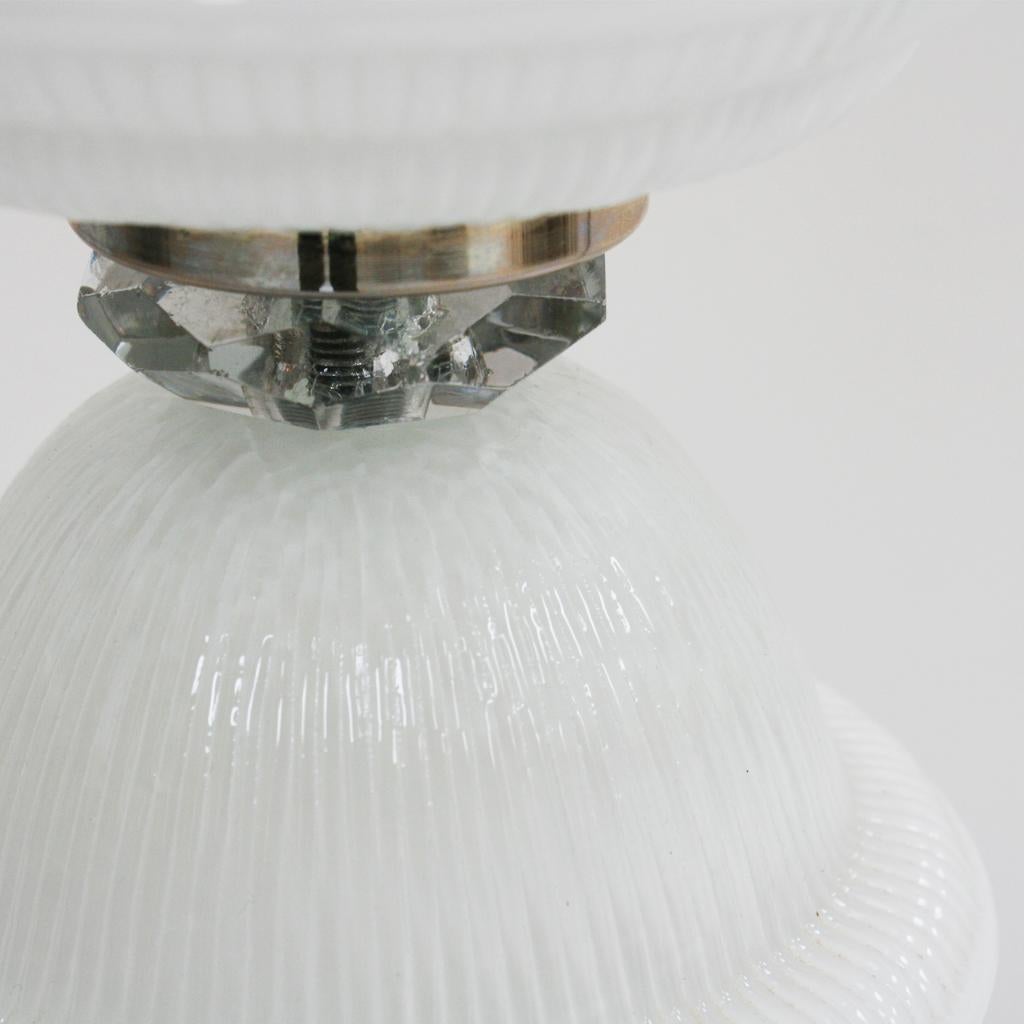 Mid-Century Modern Single Murano and Metal Italian Table Lamp 2