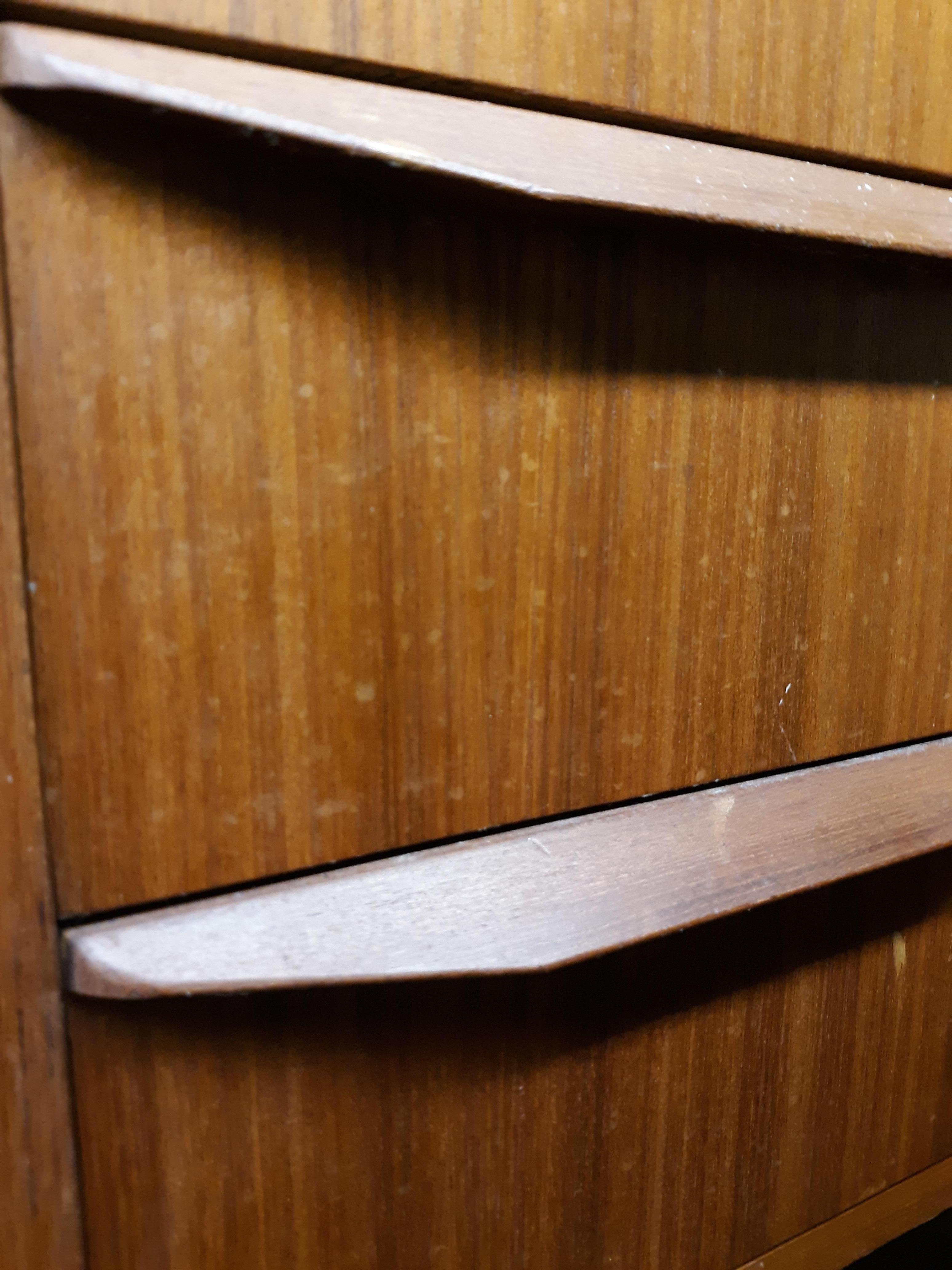 Mid-20th Century Mid-Century Modern Six-Drawer Danish Teak Highboy Dresser