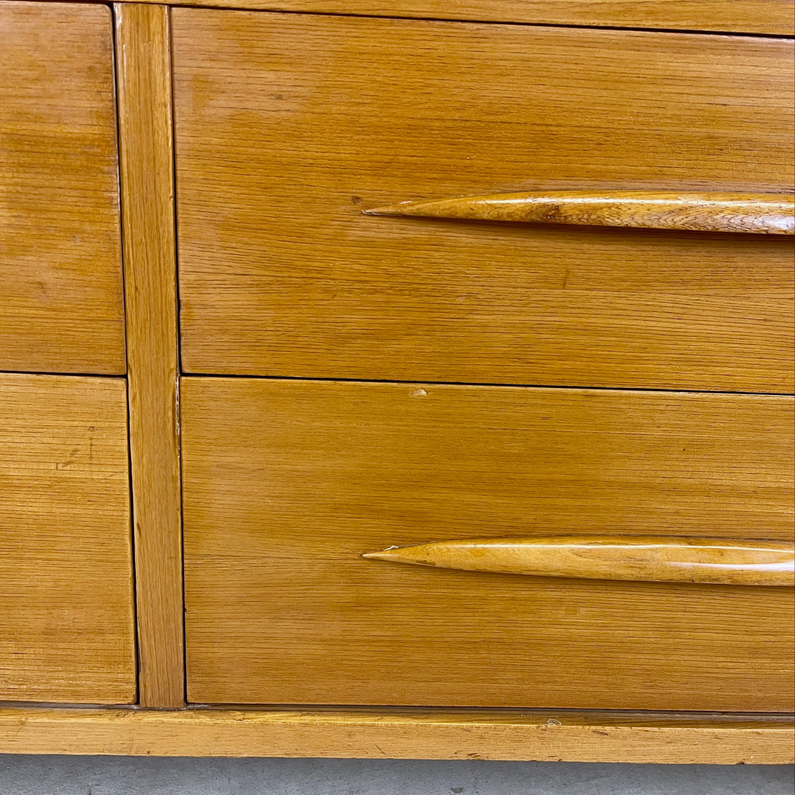 20th Century Mid-Century Modern Six Drawer Dresser