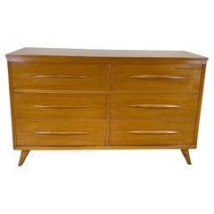 Vintage Mid-Century Modern Six Drawer Dresser