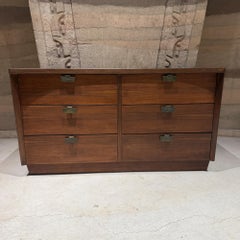 Mid-Century Modern Six-Drawer Dresser Lowboy American of Martinsville
