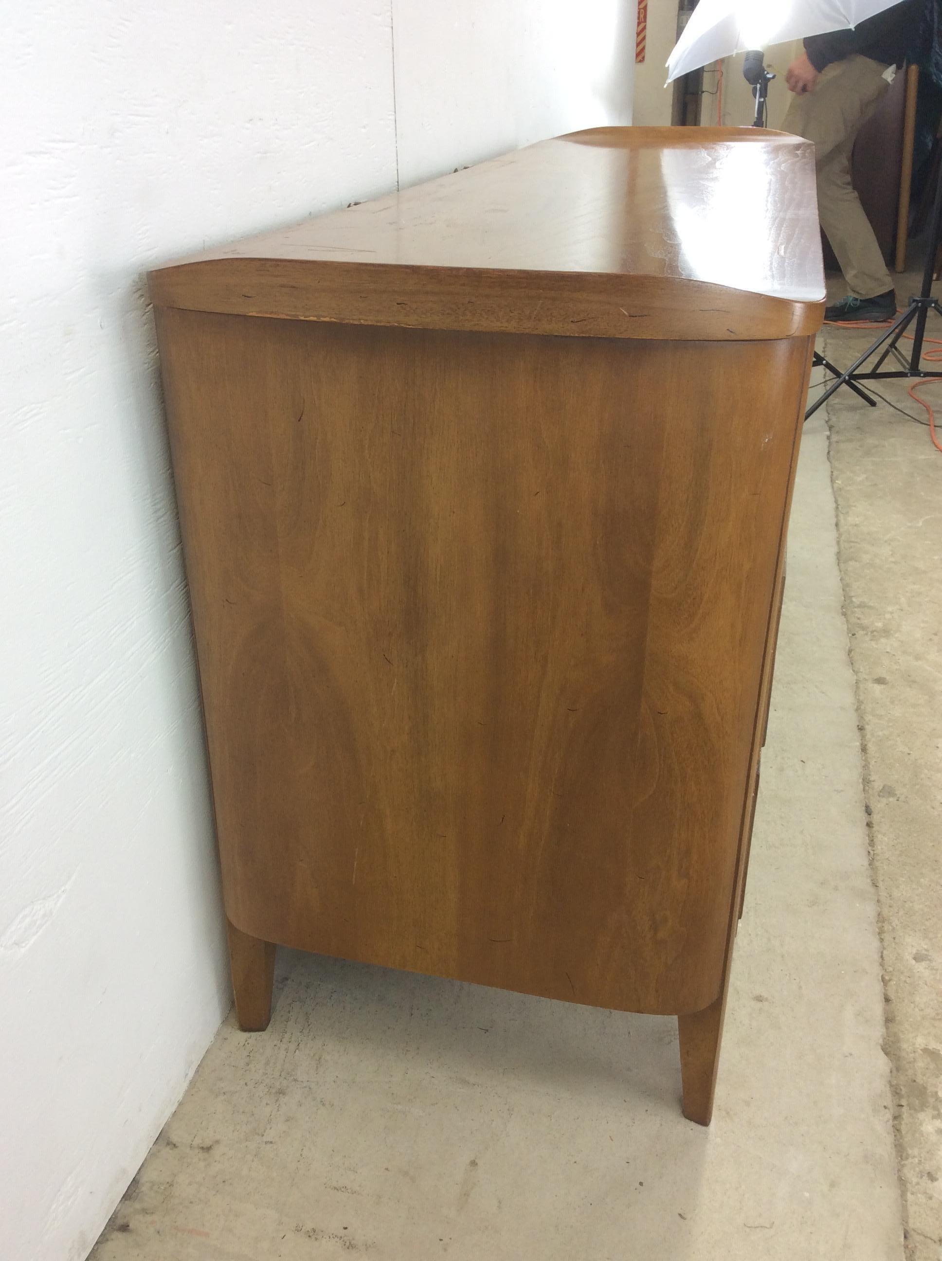 Cómoda baja de seis cajones Mid Century Modern by American of Martinsville en venta 10