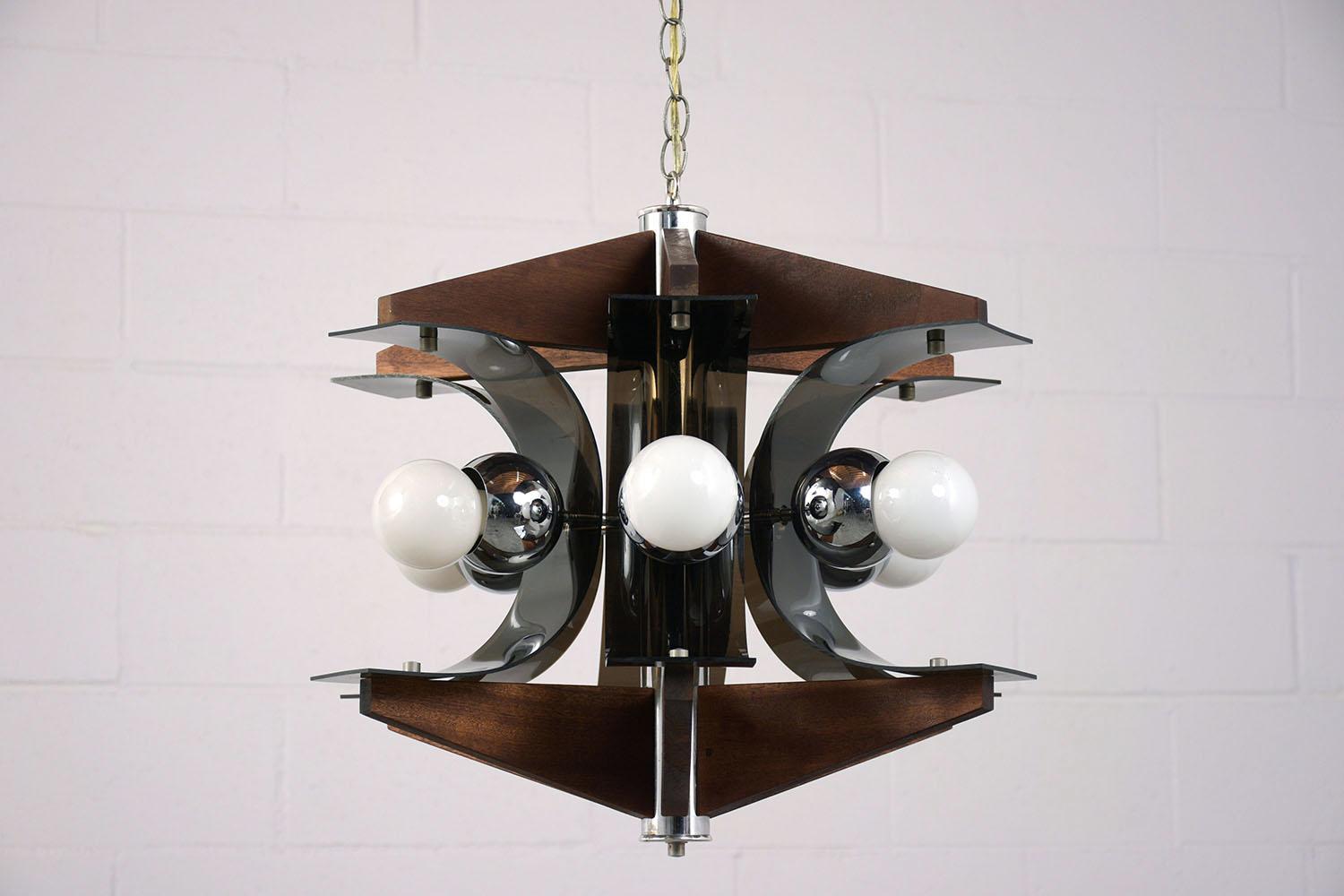 mid century modern dining room chandelier