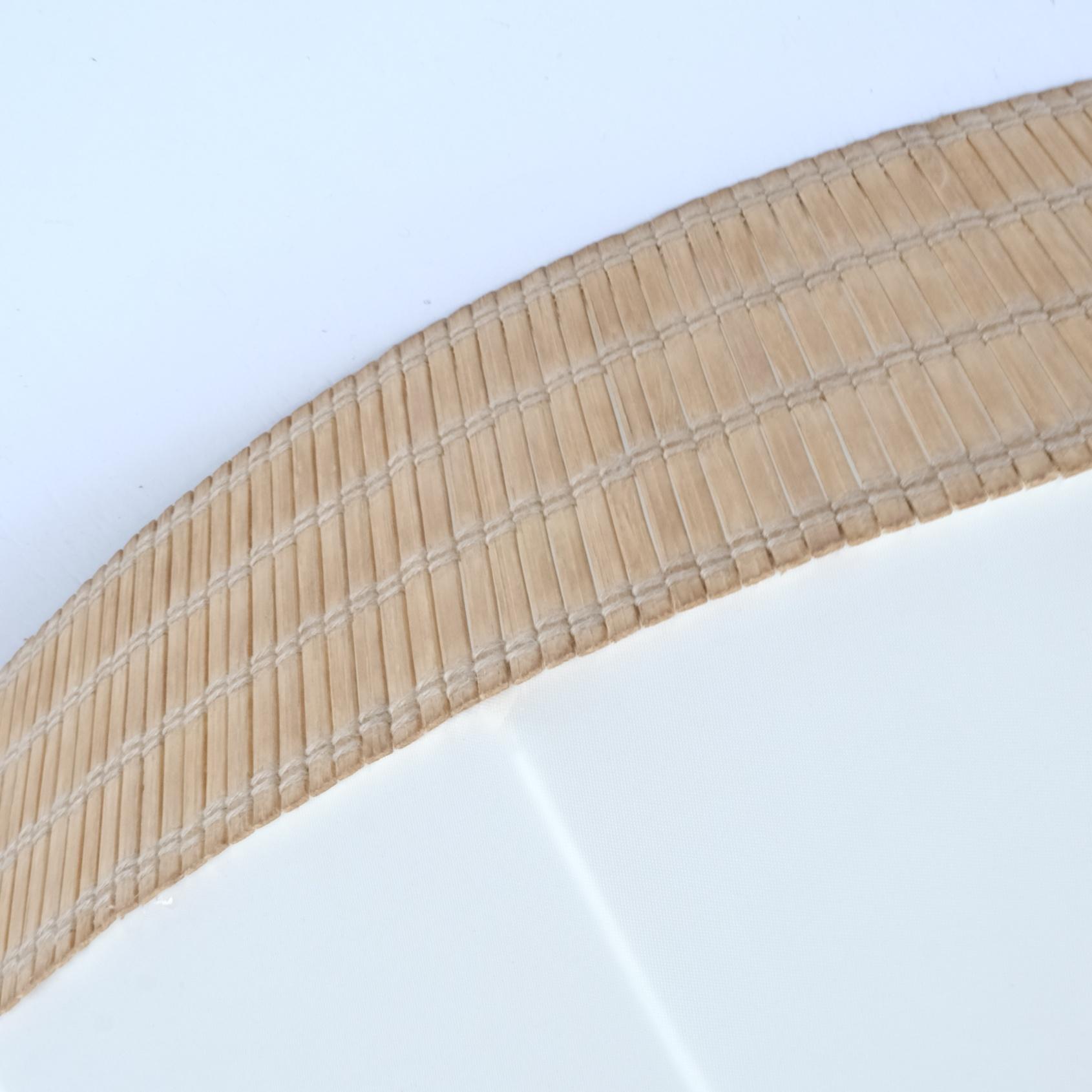 Metà XX secolo Lampada da incasso beige e in rattan di metà secolo, Model A2 Idman 1950 in vendita