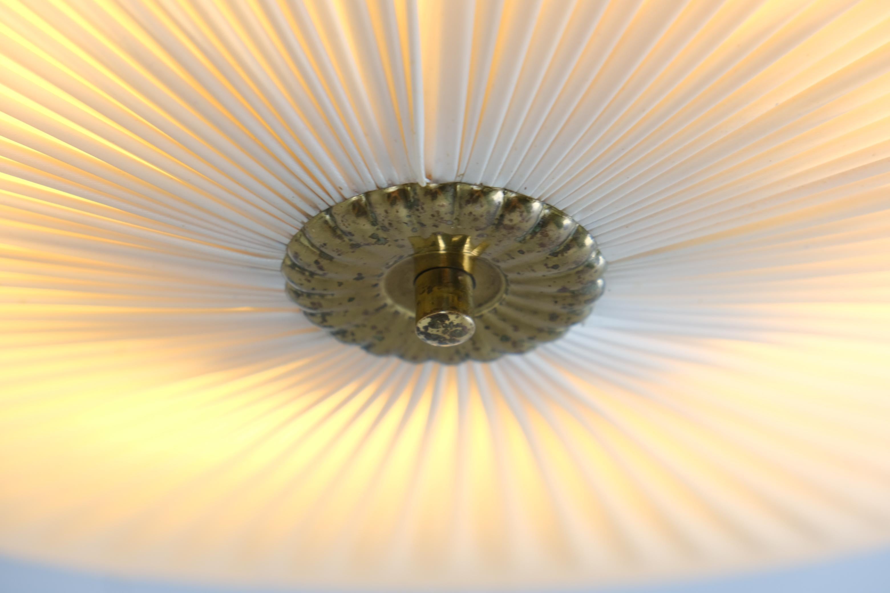 Mid-20th Century Mid-Century Modern Sizable Flush Mount, Model K5-40, Idman 1950s For Sale