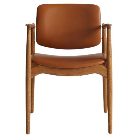 Mid-Century modern SJ.67 Captain chair by Erik Buck. New edition