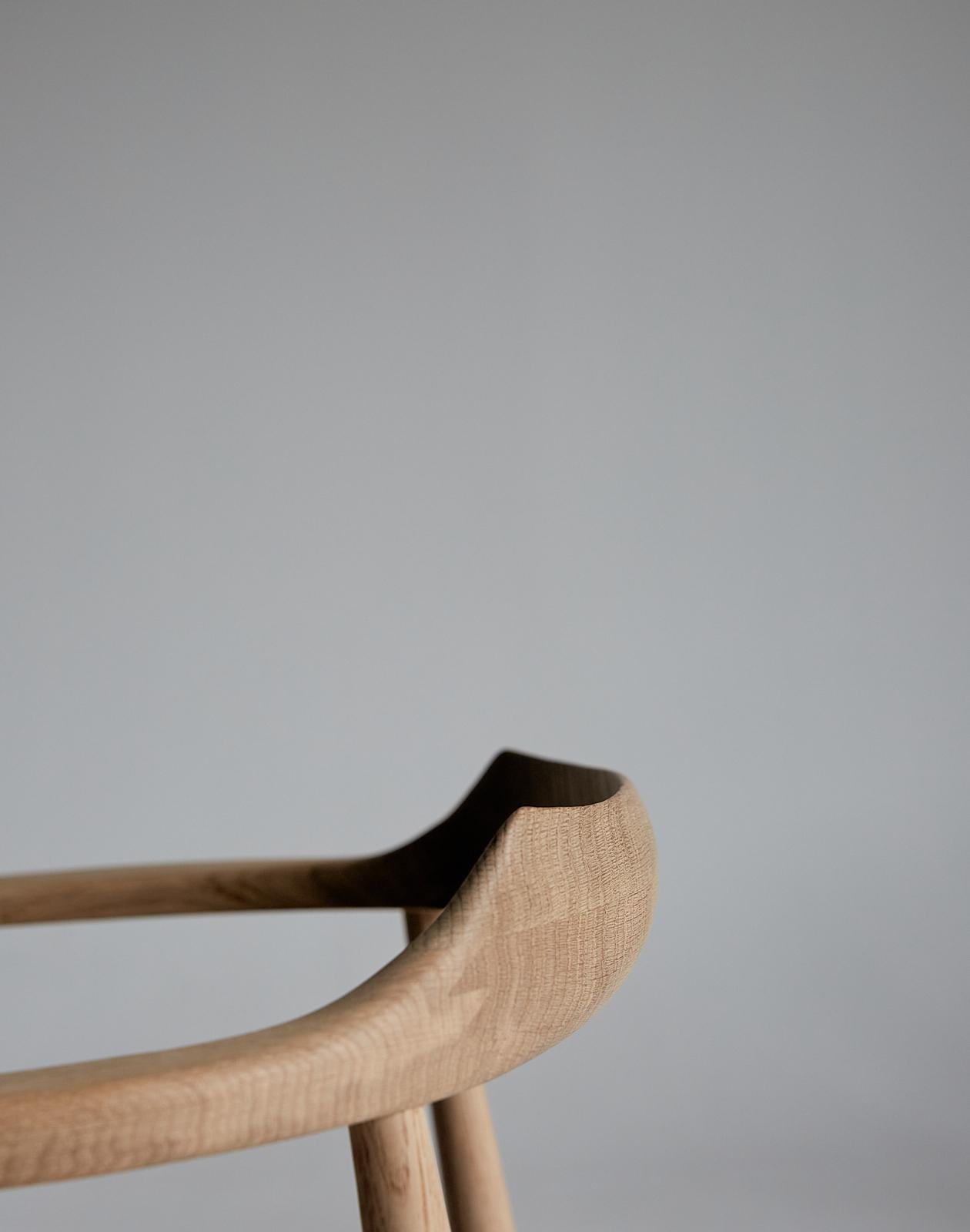 Mid-Century modern SJ.750 OVAL chair by Arne Wahl Iversen. New edition For Sale 4