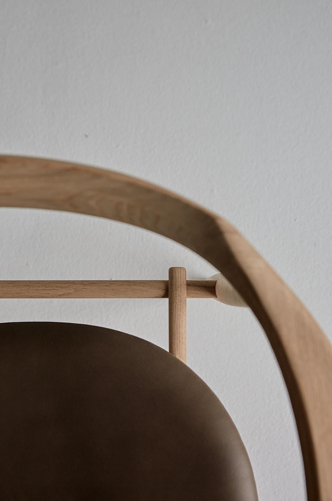 Mid-Century modern SJ.750 OVAL chair by Arne Wahl Iversen. New edition For Sale 5
