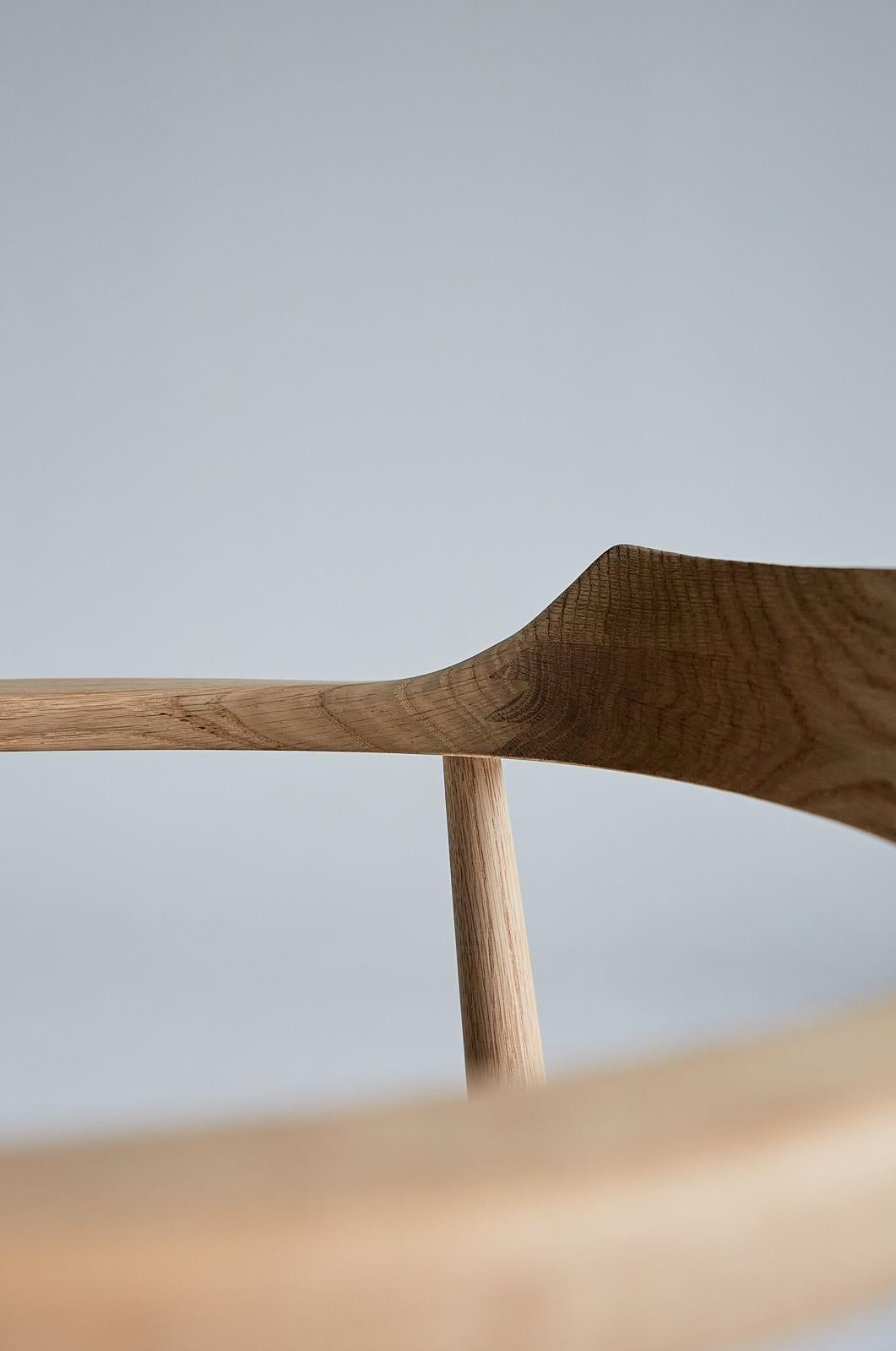 Mid-Century modern SJ.750 OVAL chair by Arne Wahl Iversen. New edition For Sale 7