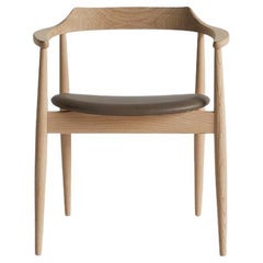 Sedia SJ.750 OVAL di Arne Wahl Iversen, in stile Mid-Century Modern. Nuova edizione