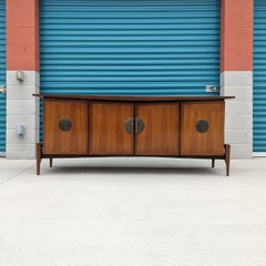 Mid Century Modern Skeletal Credenza by Helen Hobey Baker, C1960s