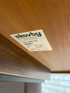 Mid Century Modern Skovby Rosewood Oval Dining Table