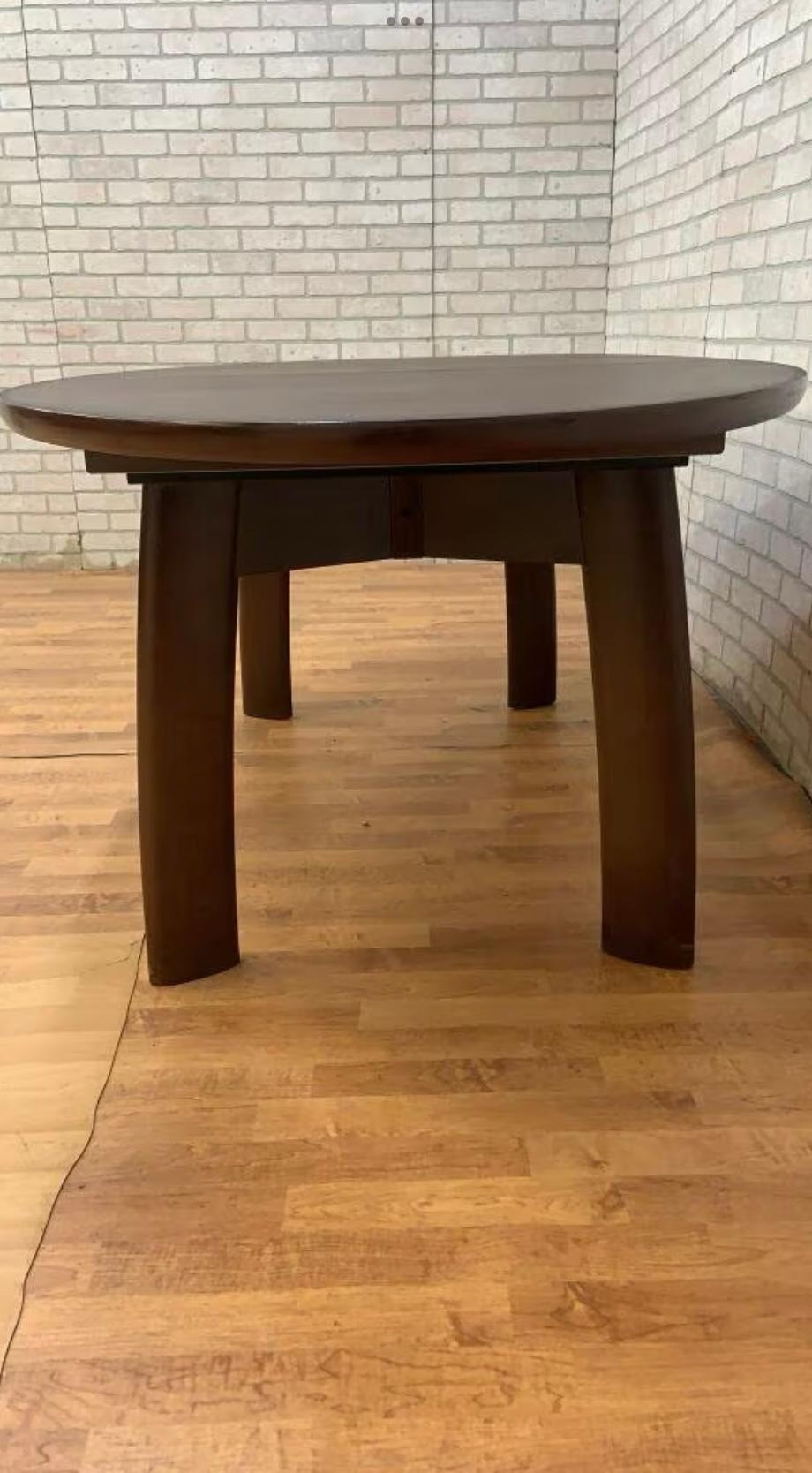 Mid Century Modern Skovby Rosewood Oval Dining Table For Sale 2