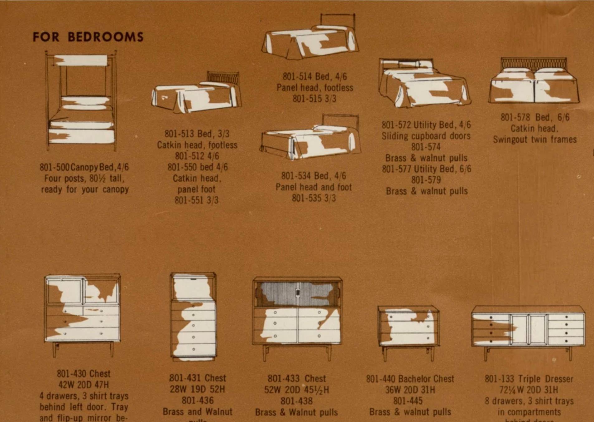 Tête de lit en noyer à lattes de style moderne du milieu du siècle par Kipp Stewart & Stewart McDougal en vente 7