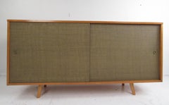 Mid-Century Modern Sliding Door Credenza by Paul McCobb