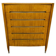 Mid-Century Modern Sligh Walnut High Chest