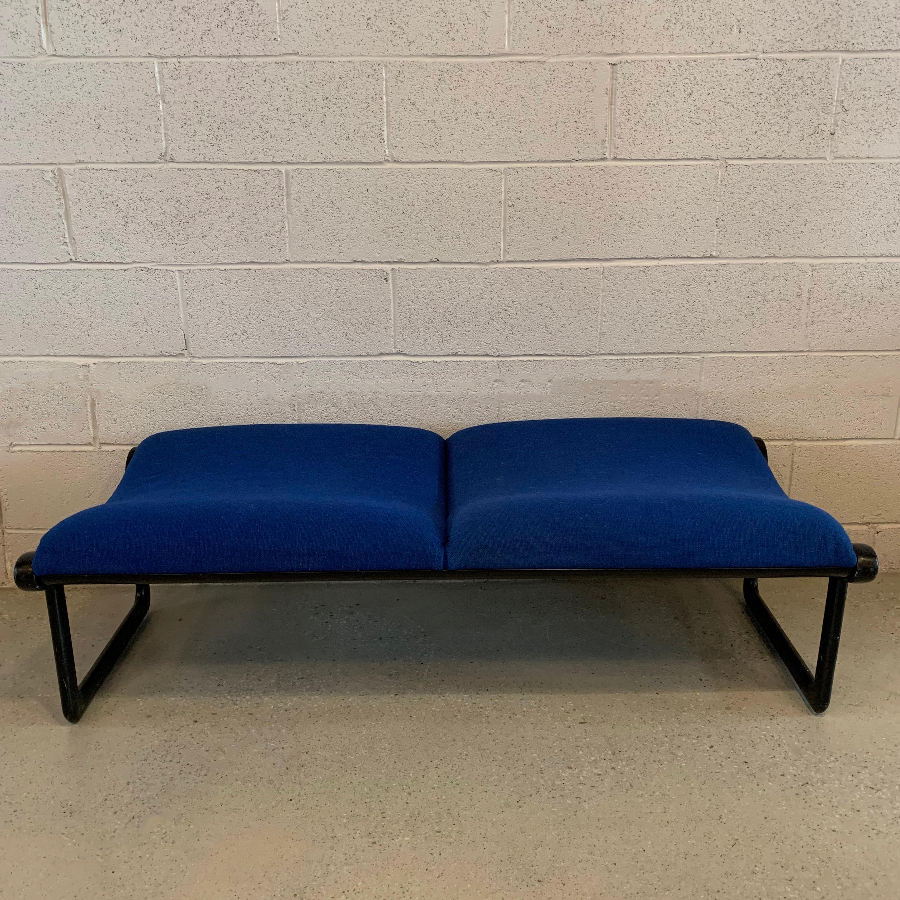 American Mid-Century Modern Sling Bench by Hannah & Morrison for Knoll