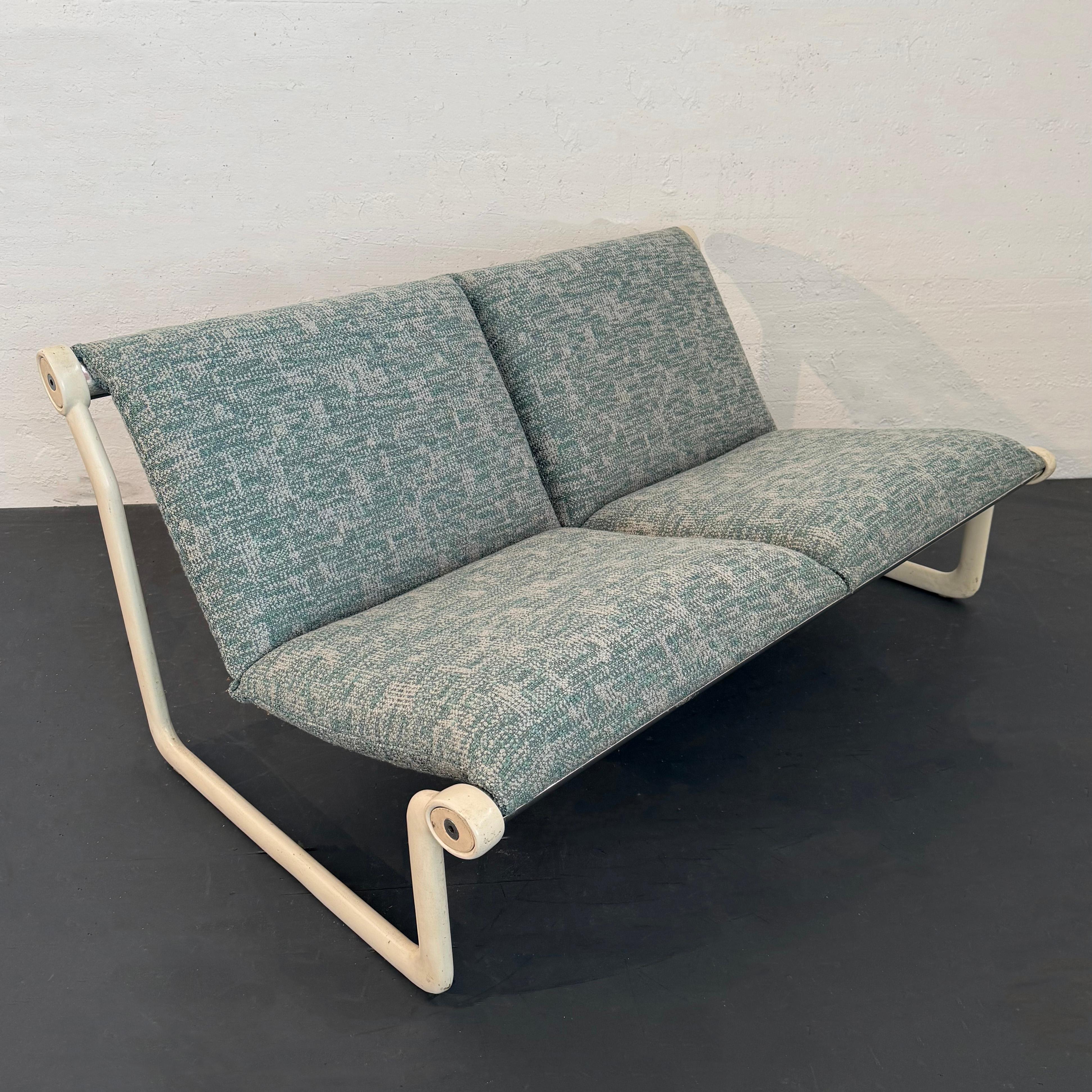 Sofá Loveseat Sling Moderno de Mitad de Siglo Por Hannah Morrison Para Knoll Estadounidense en venta