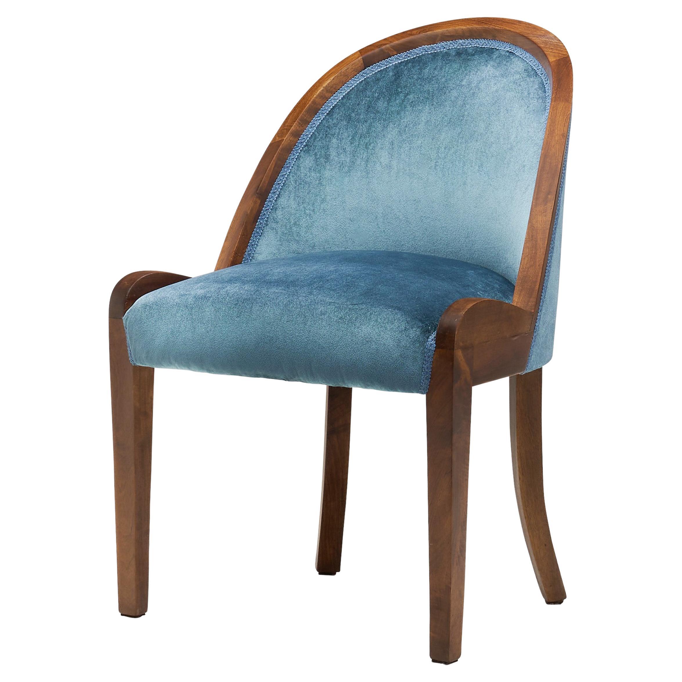 Mid-Century Modern Slipper Chair, Europe 20th Century For Sale