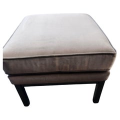 Mid Century Modern Slipper Chair with Ottoman style of Robsjohn Gibbons