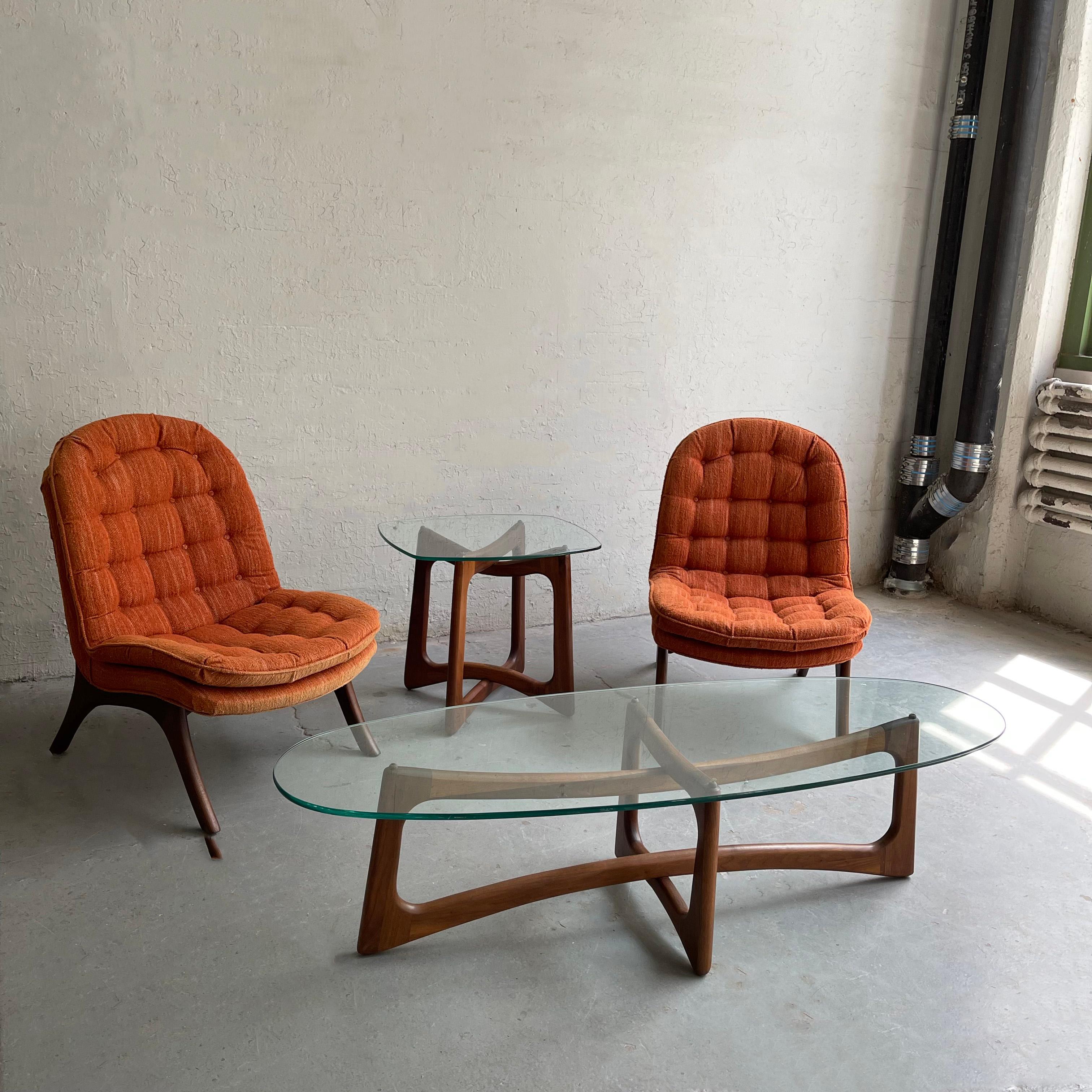 Mid-Century Modern Slipper Chairs By Adrian Pearsall For Craft Associates 2