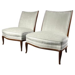Mid-Century Modern Slipper Chairs by T.H. Robsjohn Gibbings for Widdicomb