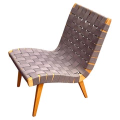 Slipper Lounge Chair di Jens Risom per Knoll, una sedia moderna di metà secolo