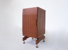 Mid-Century Modern Small Chest, Wood, Italy, 1960s