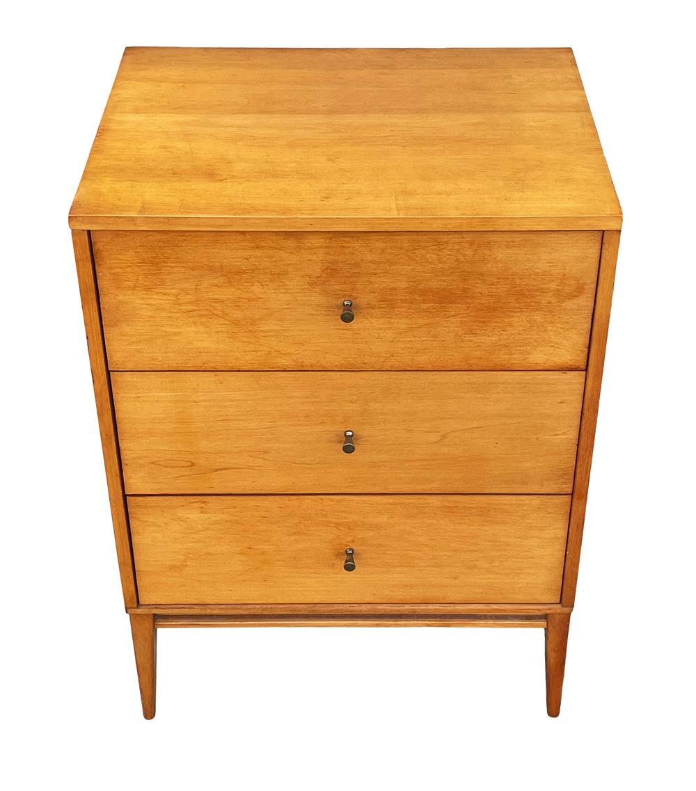 Mid-Century Modern Petite commode ou grande table de chevet The Moderns par Paul McCobb en érable en vente