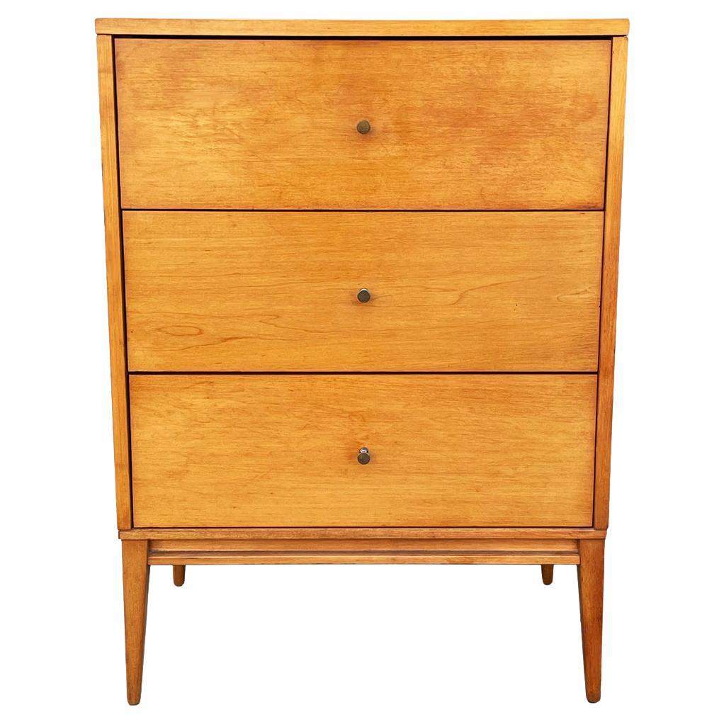 Mid-Century Modern Small Dresser or Tall Night Stand by Paul McCobb in Maple