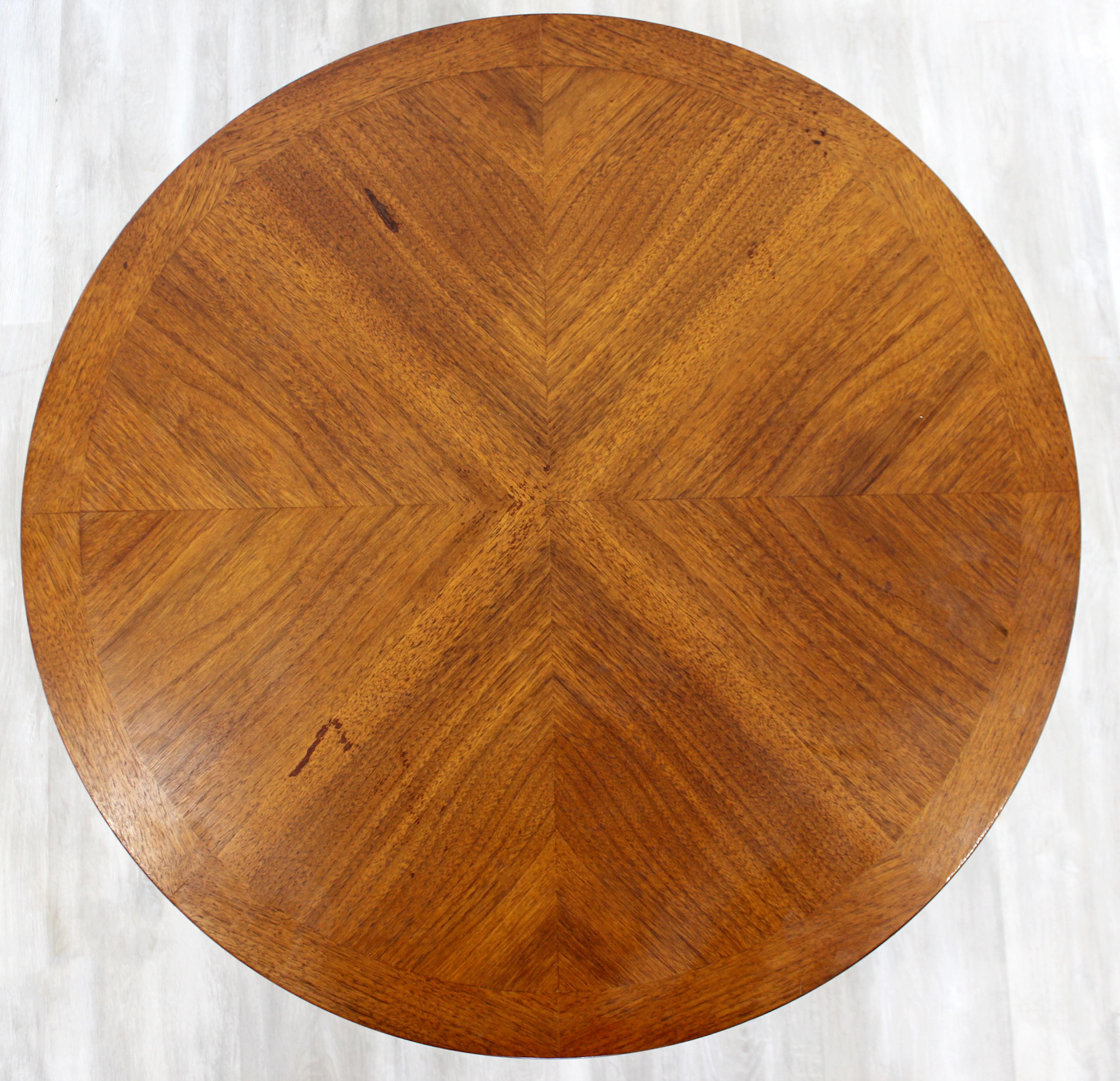 wood small round coffee table