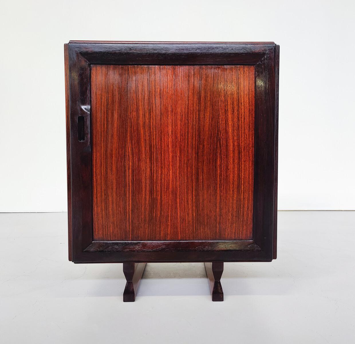 Mid-20th Century Mid-Century Modern Small Sideboard MB15 by Fanco Albini for Poggi, Italy, 1950s For Sale