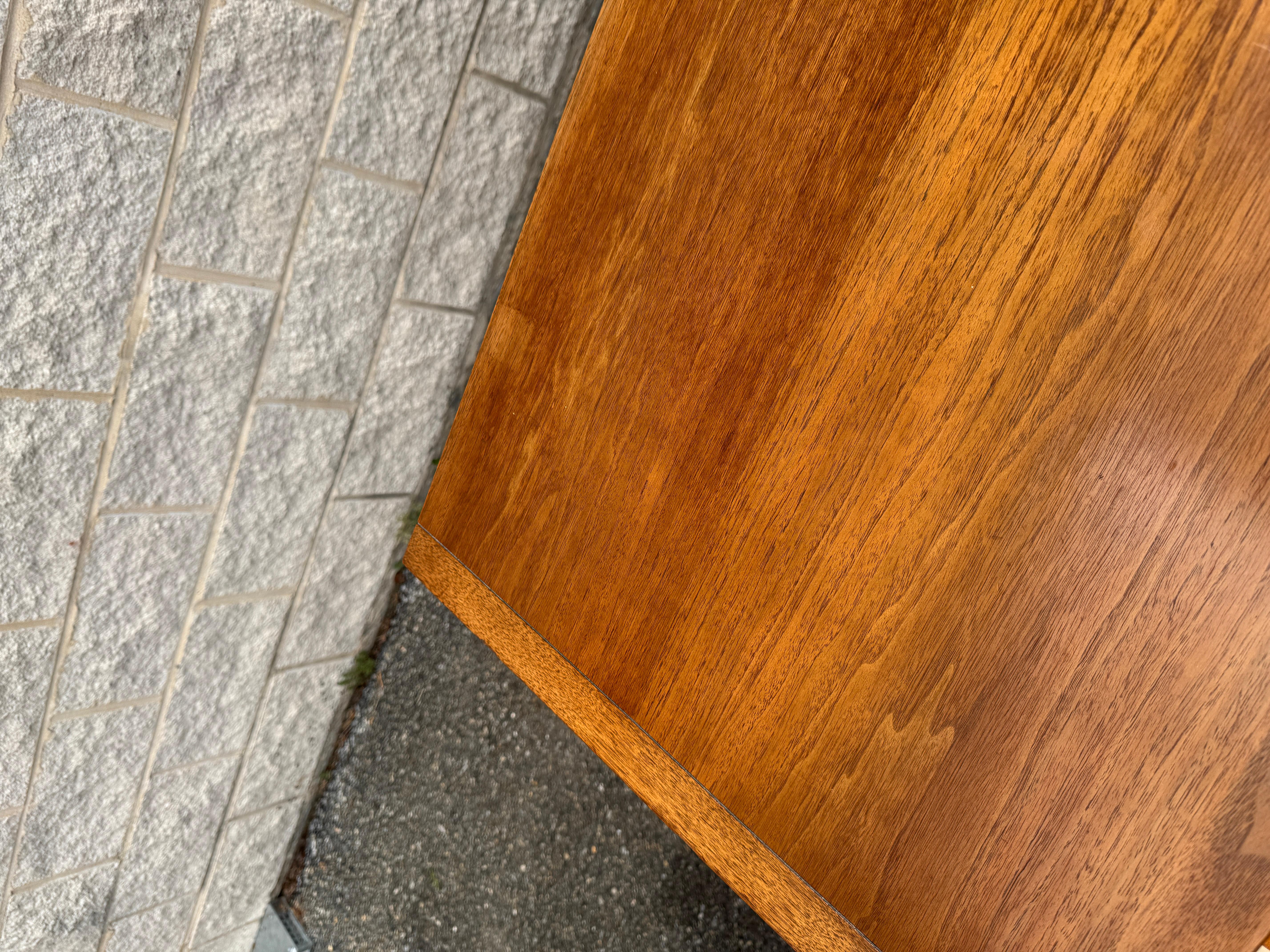 Mid-Century Modern Small Walnut Dresser by Drexel For Sale 10