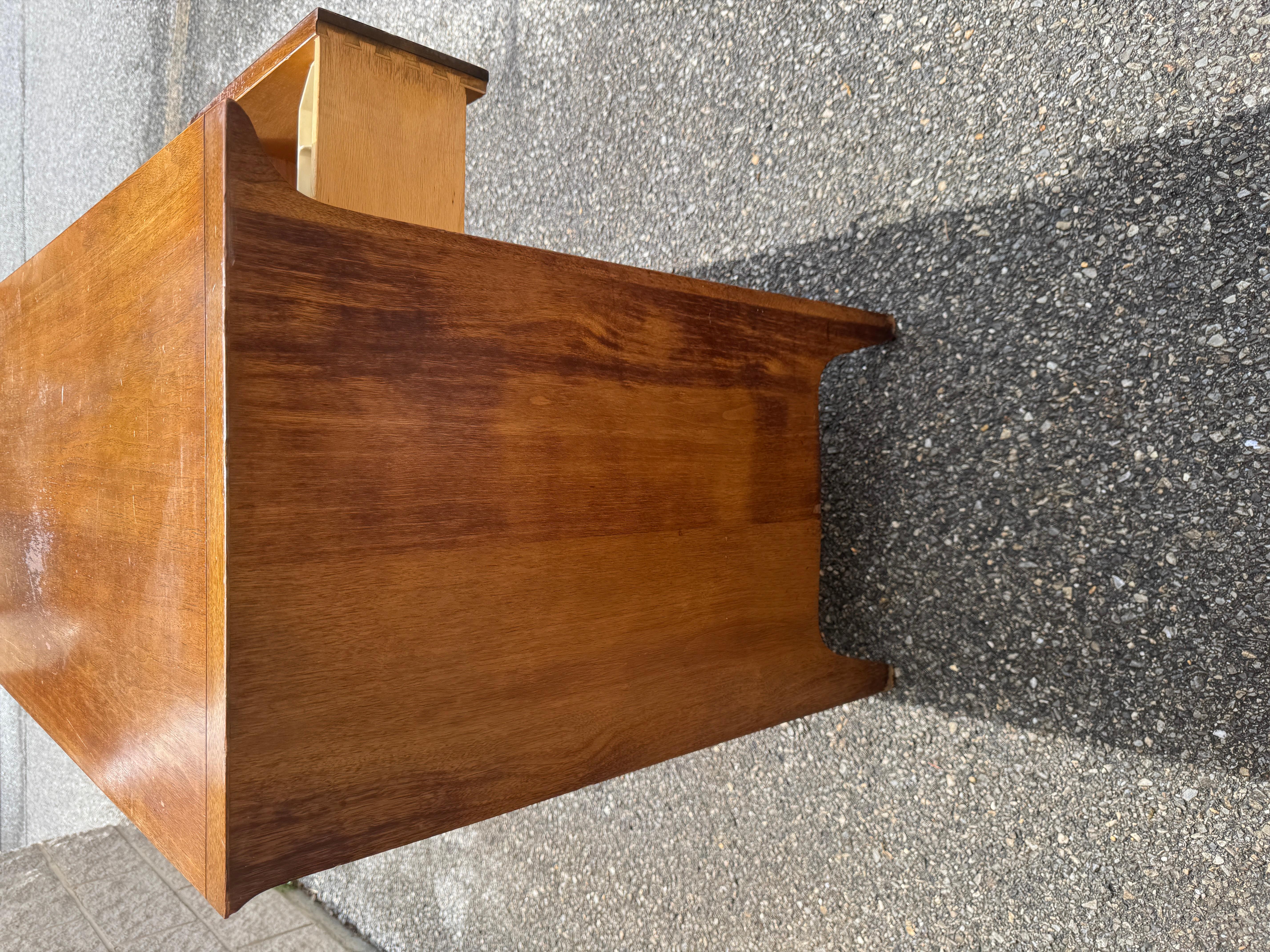 Mid-Century Modern Small Walnut Dresser by Drexel For Sale 13