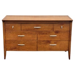 Vintage Mid-Century Modern Small Walnut Dresser by Drexel
