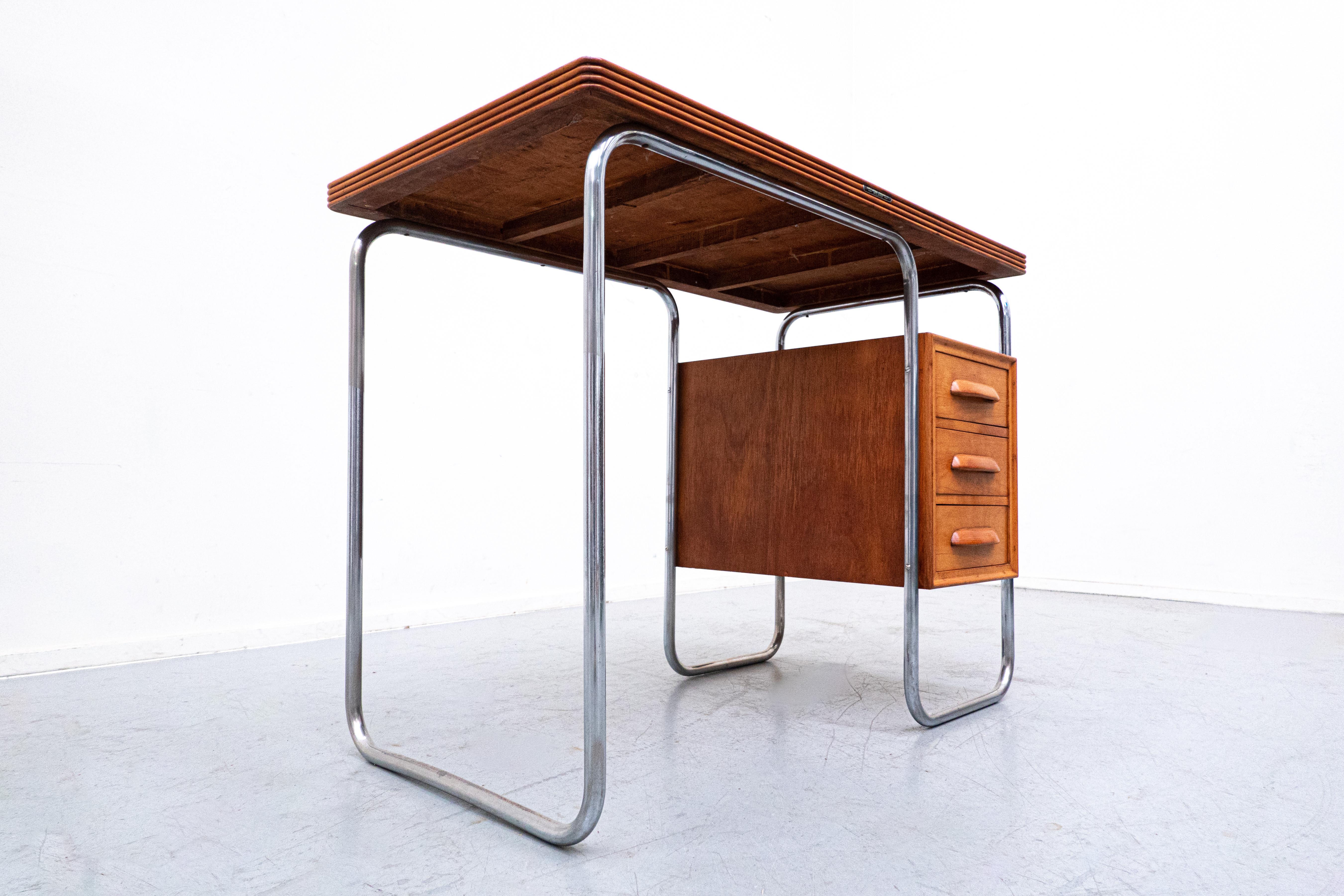 Mid-Century Modern Small Wooden Italian Desk by Antonio Ferretti, 1950s 2